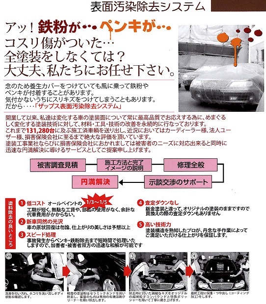 表面汚染除去 ペンキ 沖縄 カーケアショップザップス Part 2