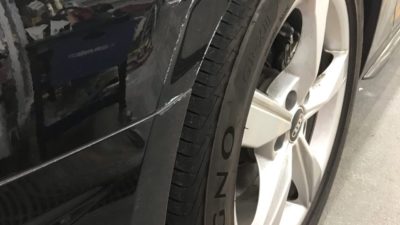 アウディのヘコミ修理