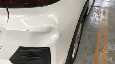 ダイハツロッキーのバンパー修理